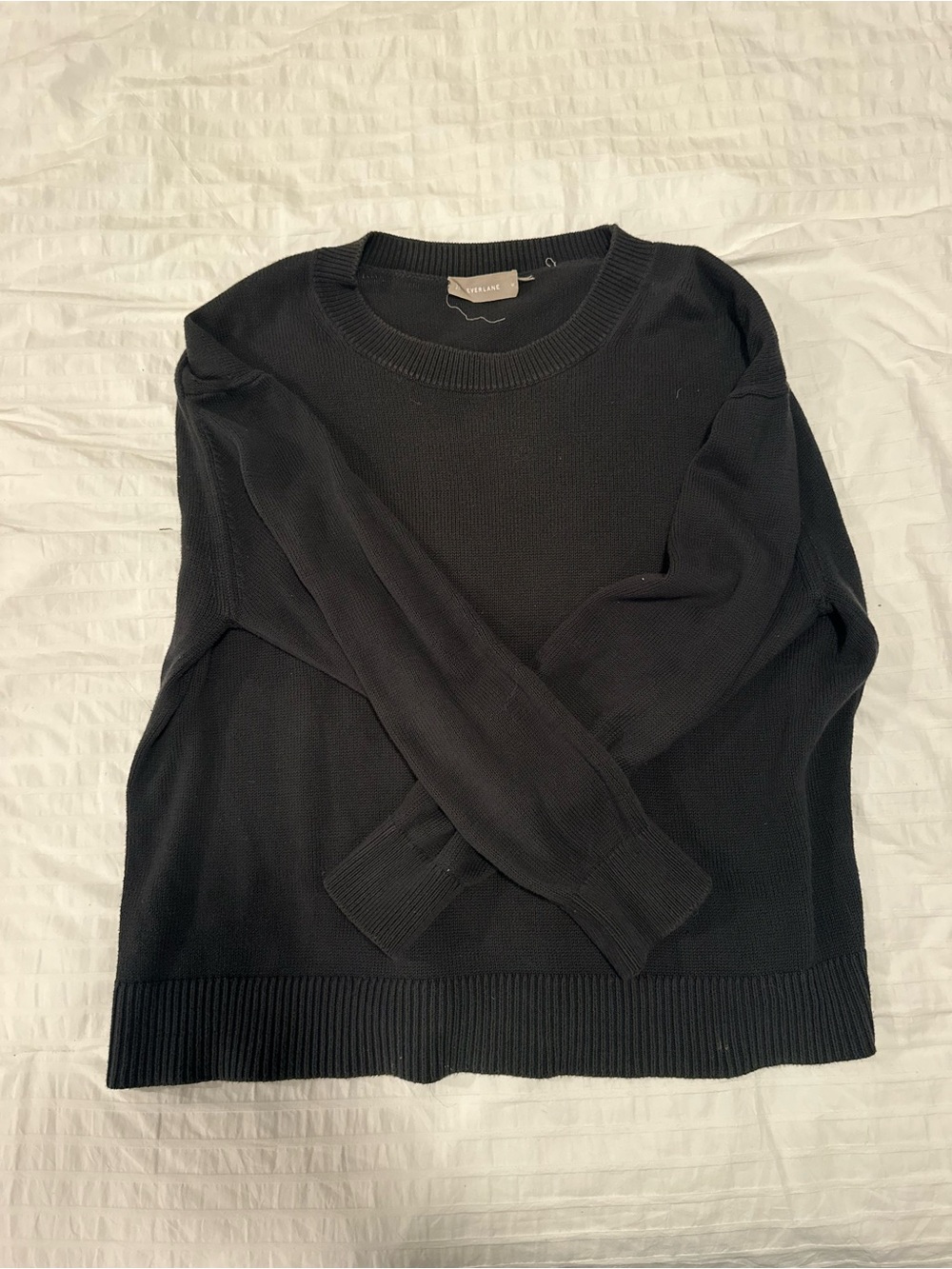 Everlane Black Crewneck Sweater